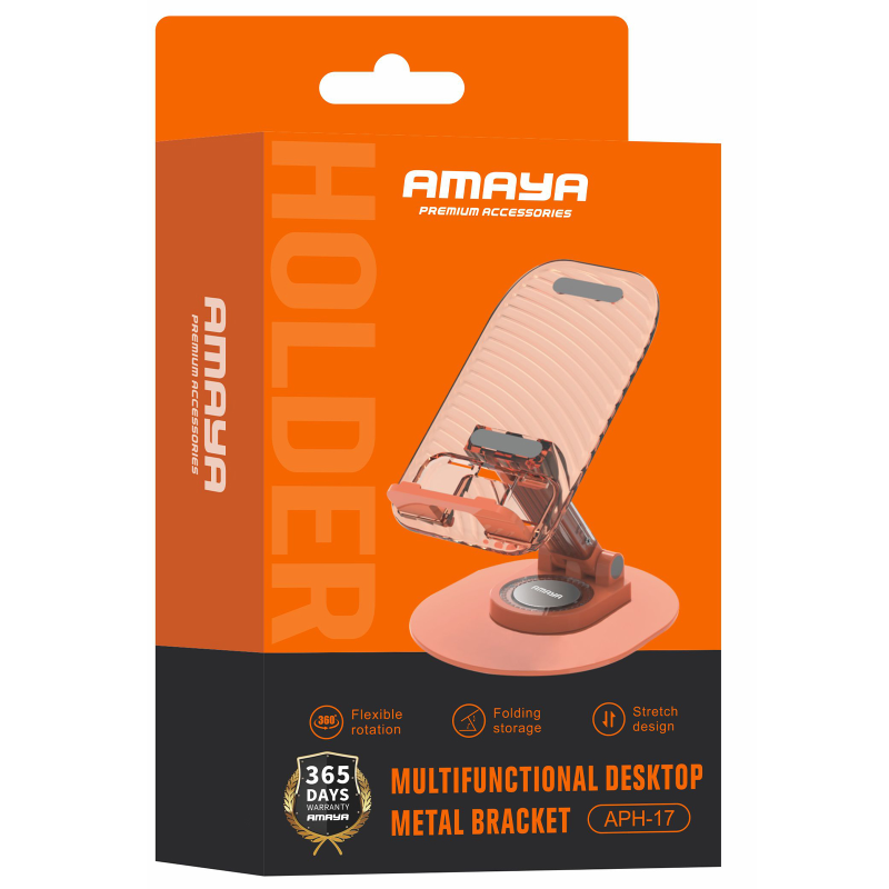 Подставка для телефона Amaya APH-17, Orange 1, купить оптом с доставкой