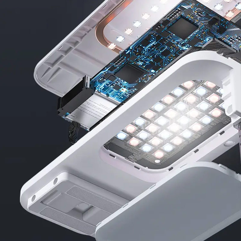 Підставка-тримач настільний USAMS US-ZB209 Multifunctional Live Show Foldable with lamp Зображення №8 Підставка-тримач настільний USAMS US-ZB209 Multifunctional Live Show Foldable with lamp дивитися фото №8