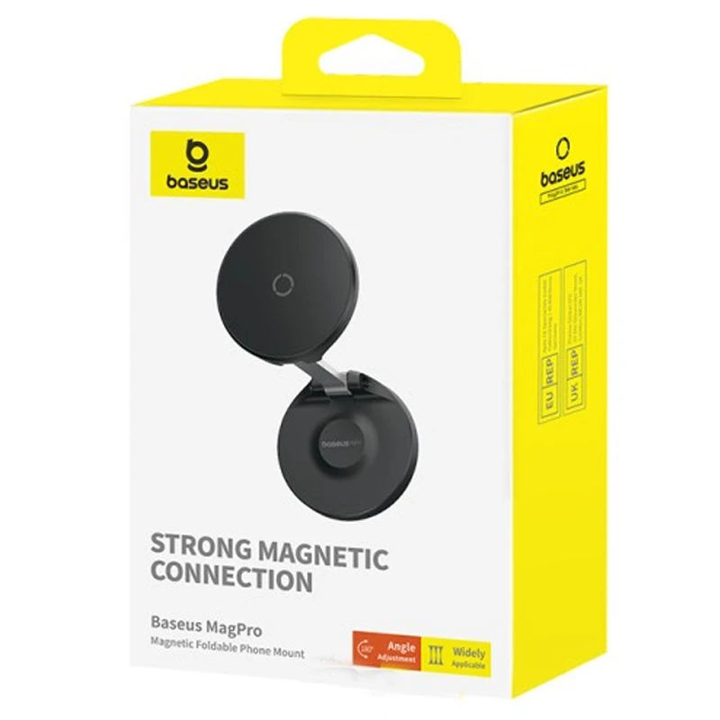 Держатель для телефона Baseus MagPro Magnetic Foldable Phone Mount (B10564101), Cluster Black 4, купить оптом с доставкой