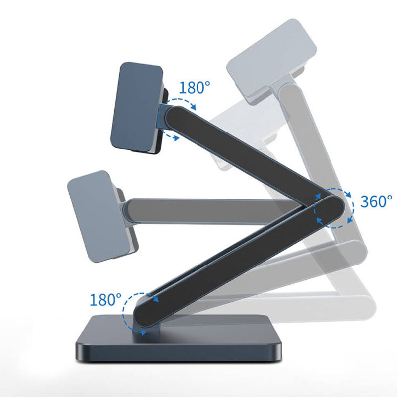 Підставка для планшетів+HUB WIWU AH801 Adjustable 8in1 (USB-C to HDMI+2xUSB-A+2xUSB-C+SD/TF+3.5mm) на малюнкі №2