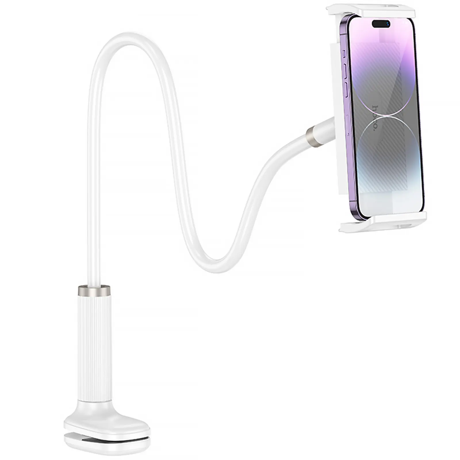 Тримач настільний Hoco HD10 Bamboo lazy stand 4.5-13", White 1, купити оптом з доставкою