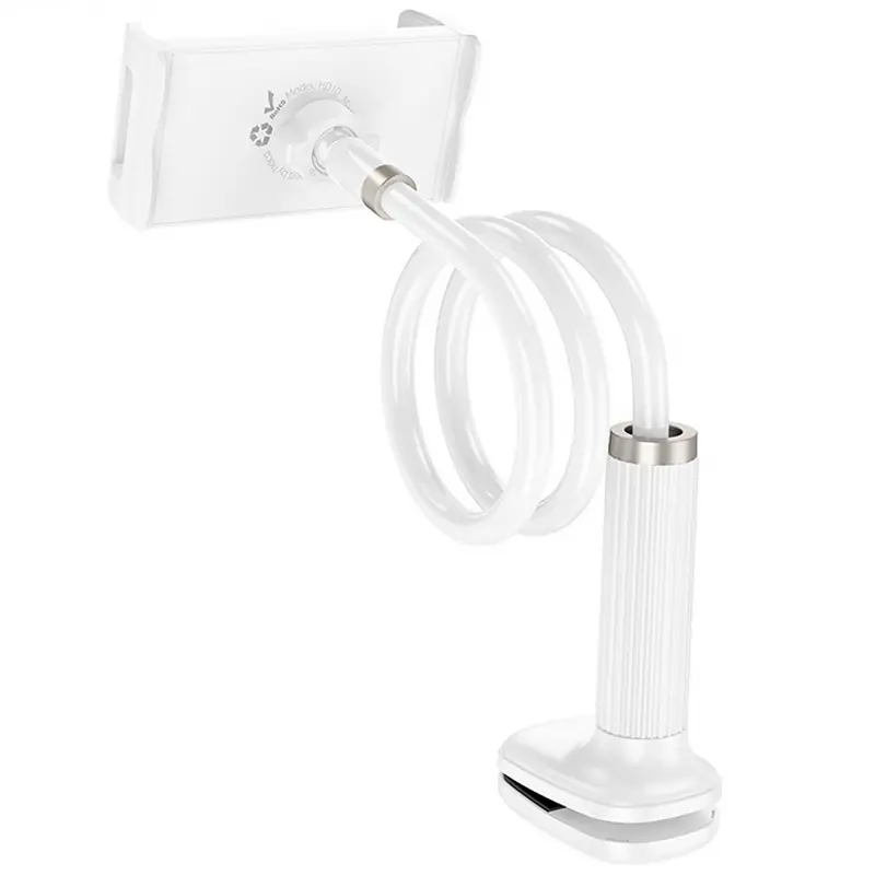 Тримач настільний Hoco HD10 Bamboo lazy stand 4.5-13", White 2, купити оптом з доставкою