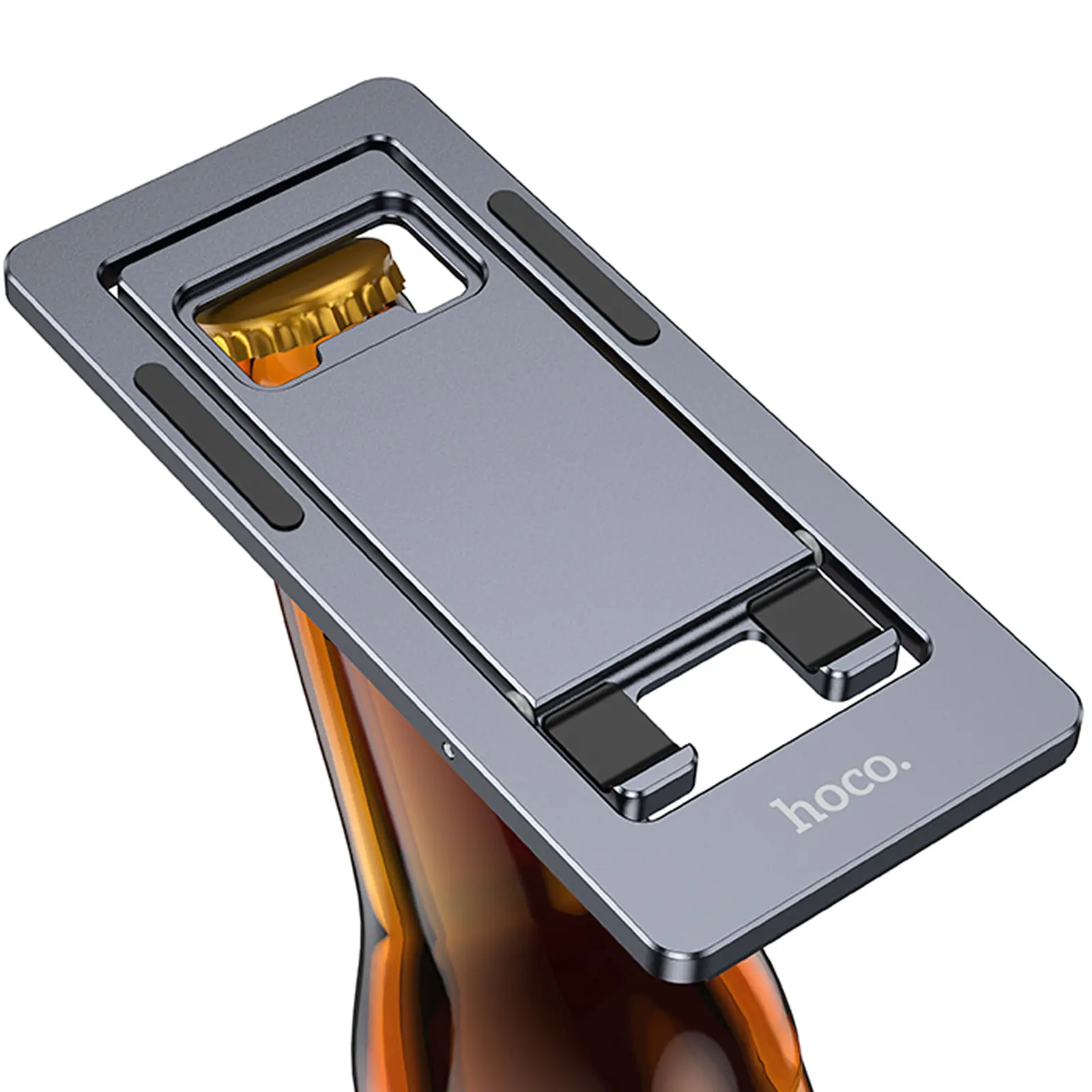 Підставка для телефону Hoco HD11 Volar metal folding, Metal grey 6, купити оптом з доставкою