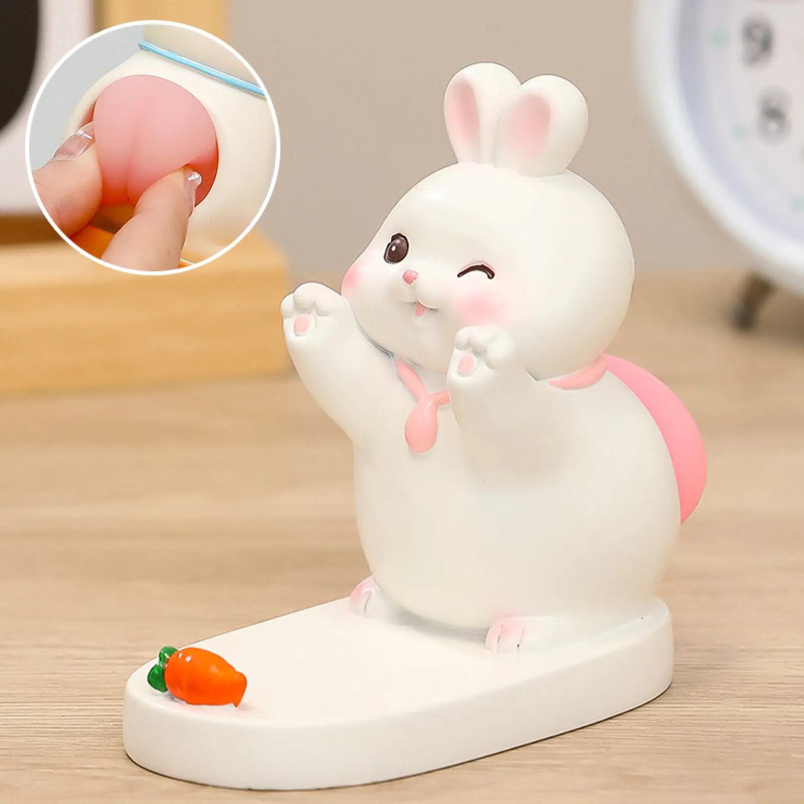 Подставка для телефона Funny Animals, Rabbit With Carrot 1, купить оптом с доставкой