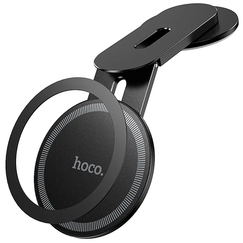 Магнитный держатель Hoco H93 Stable magnetic MagSafe for Apple, Black 3, купить оптом с доставкой
