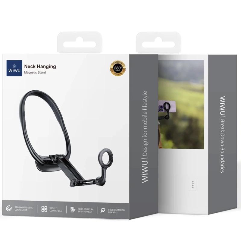Магнітний тримач для телефону WIWU Wi-CH320 на шию на малюнкі №4