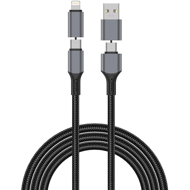 Дата кабель WIWU C077 Cyberlink Type-C to Lightning 27W (1m) на картинке №2