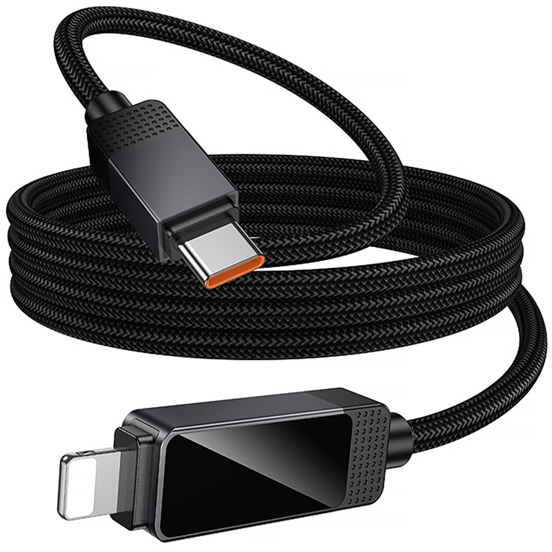 Дата кабель Hoco U154 Matrix Type-C to Lightning 30W (1m) на малюнкі №3
