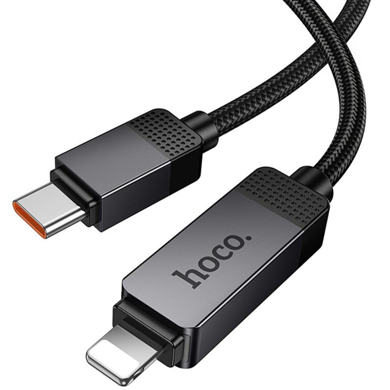 Дата кабель Hoco U154 Matrix Type-C to Lightning 30W (1m) на малюнкі №6