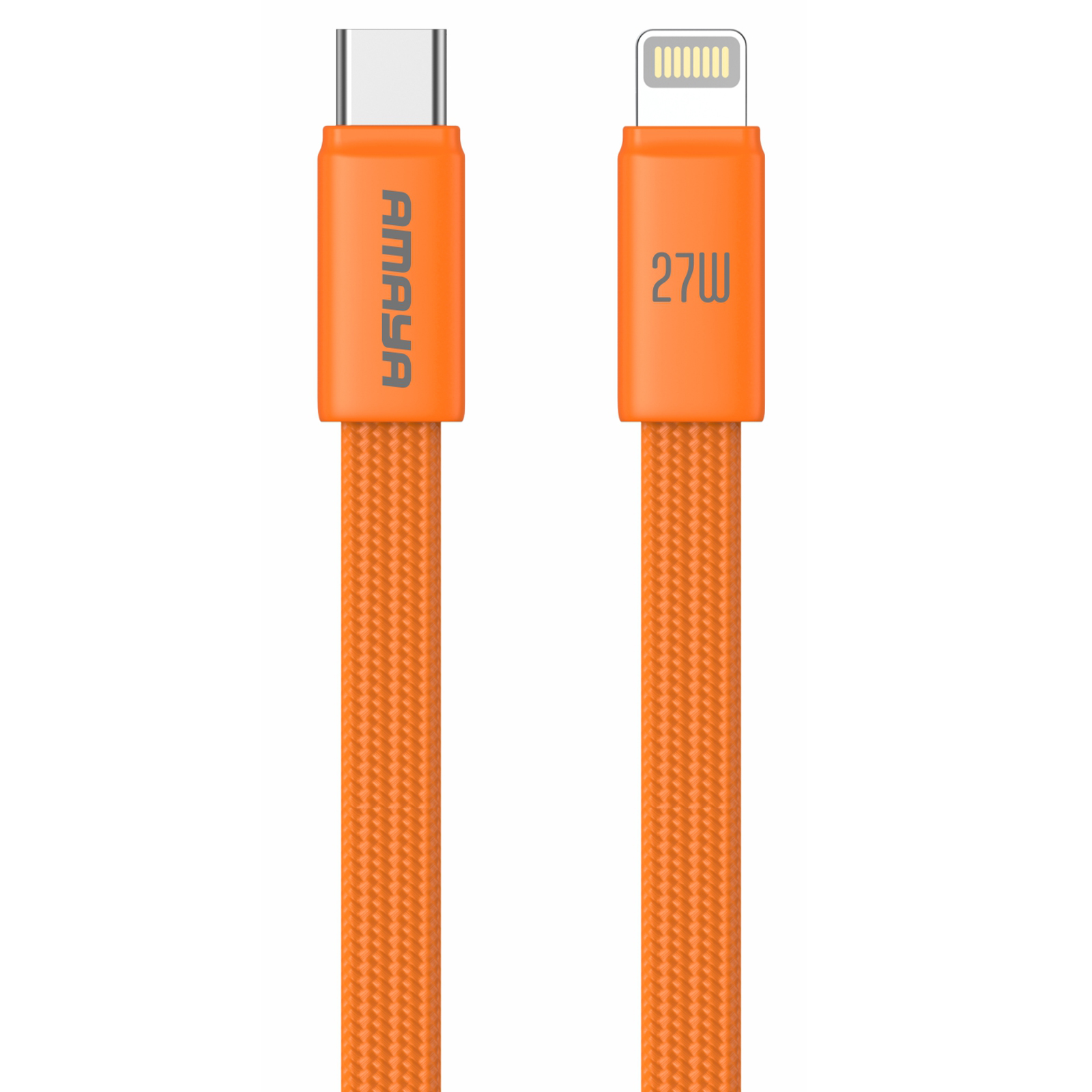 Дата кабель Amaya 317CL Type-C to Lightning 27W (1.2m), Orange, купить оптом с доставкой