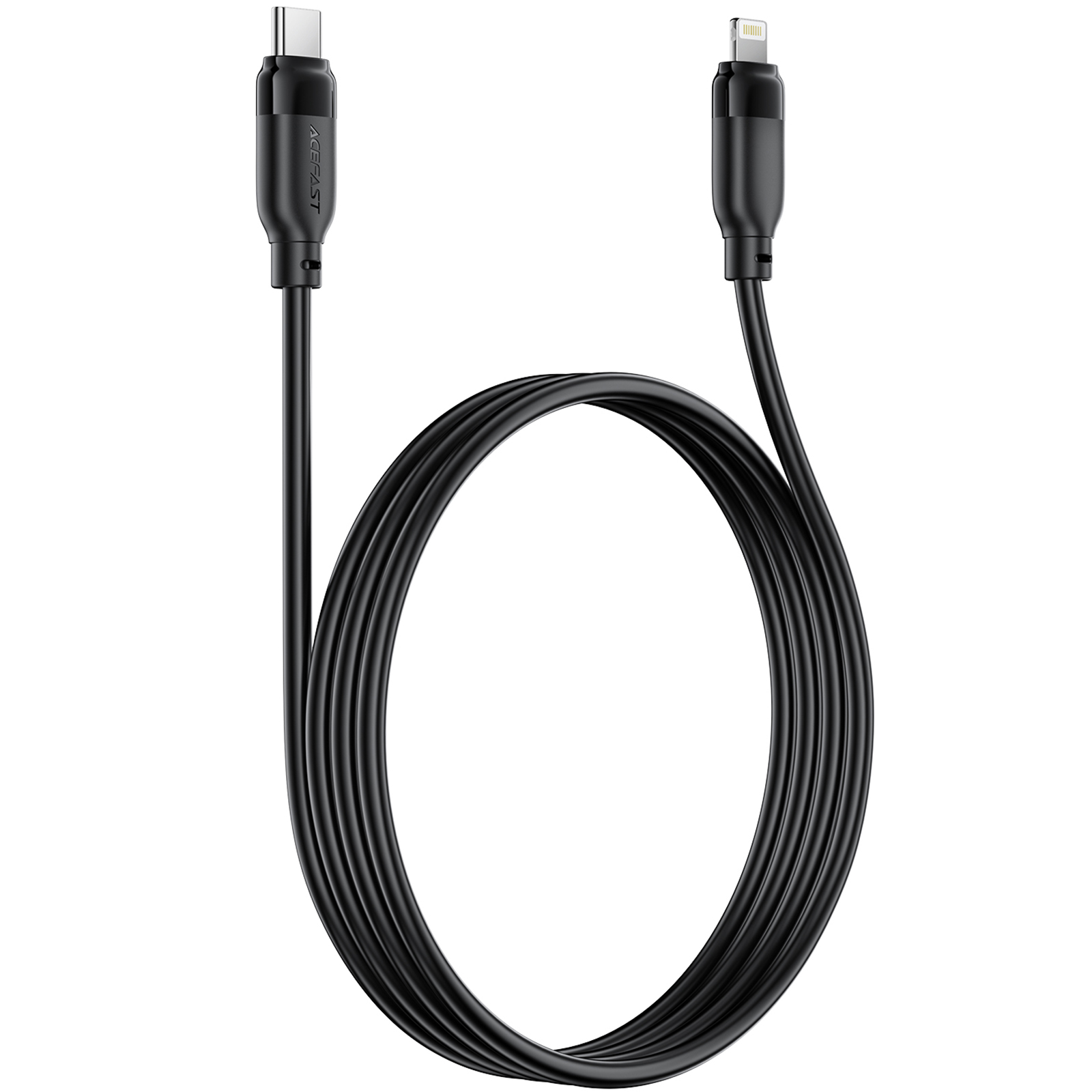 Дата кабель Acefast C16-05 Type-C to Lightning 30W (2m), Black 2, купить оптом с доставкой