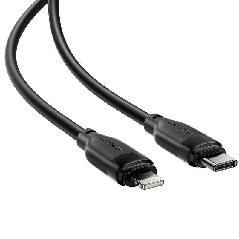 Дата кабель Acefast C16-05 Type-C to Lightning 30W (2m), Black 3, купить оптом с доставкой