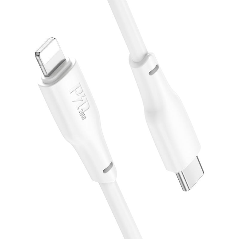 Дата кабель Hoco X93 Force Type-C to Lightning 20W (2m), White 2, купить оптом с доставкой