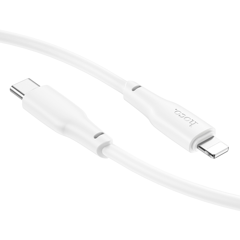 Дата кабель Hoco X93 Force Type-C to Lightning 20W (2m), White 3, купить оптом с доставкой
