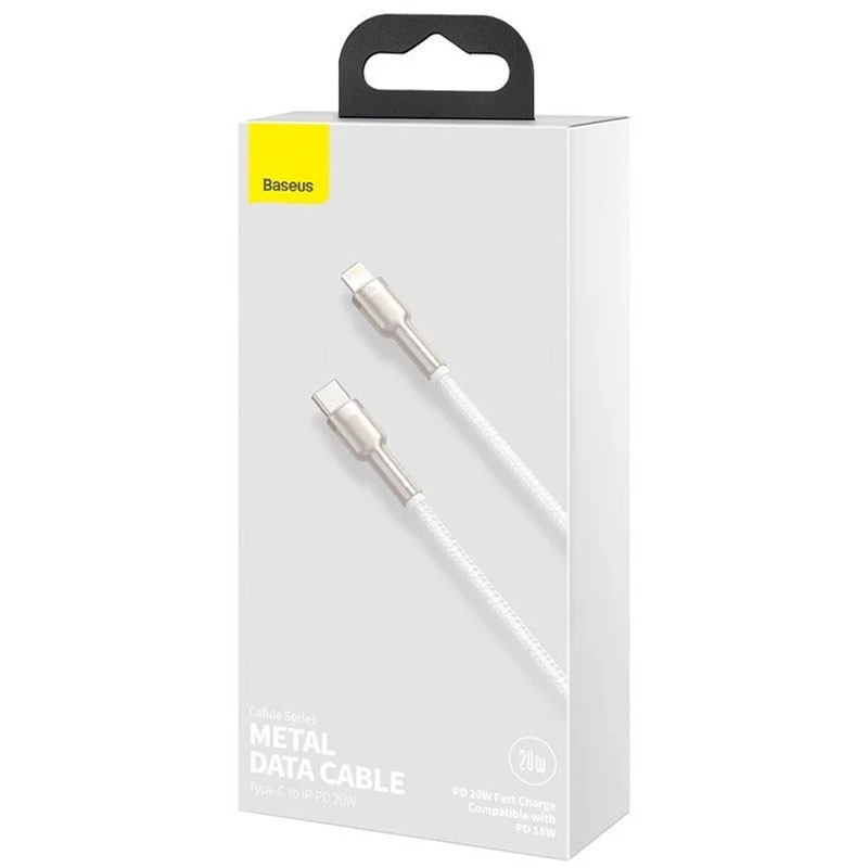Дата кабель Baseus Cafule Series Metal Type-C to Lightning PD 20W (1m) (CATLJK-A) на малюнкі №3