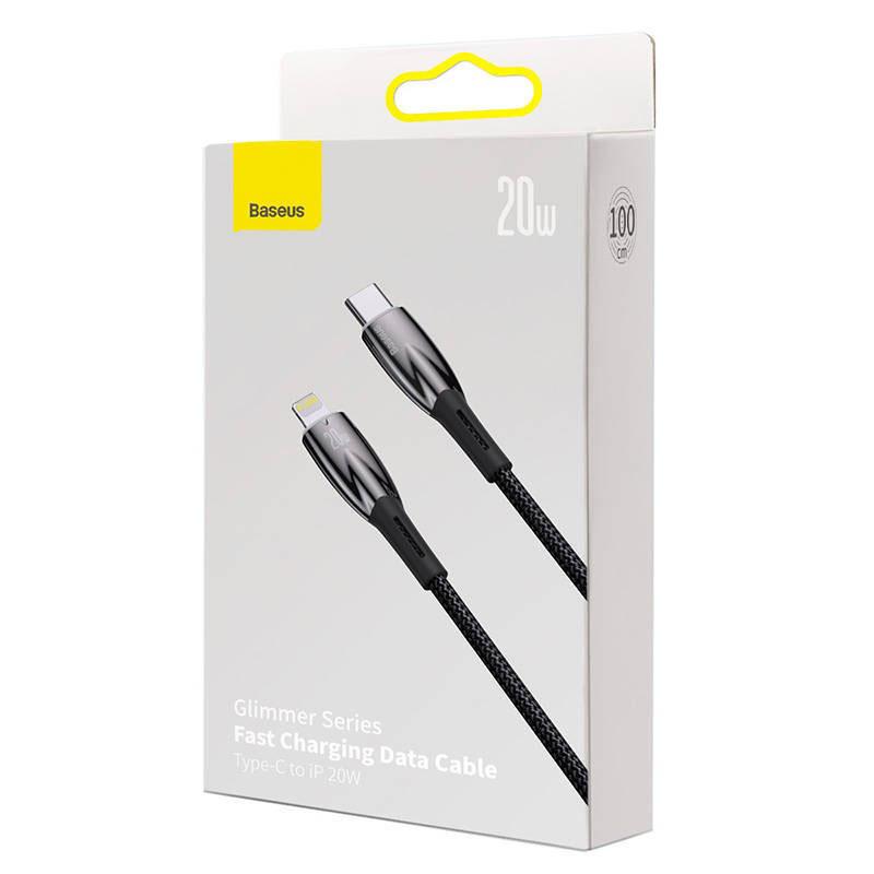 Дата кабель Baseus Glimmer Series Fast Charging Data Cable Type-C to Lightning 20W 1m (CADH000001) на малюнкі №6
