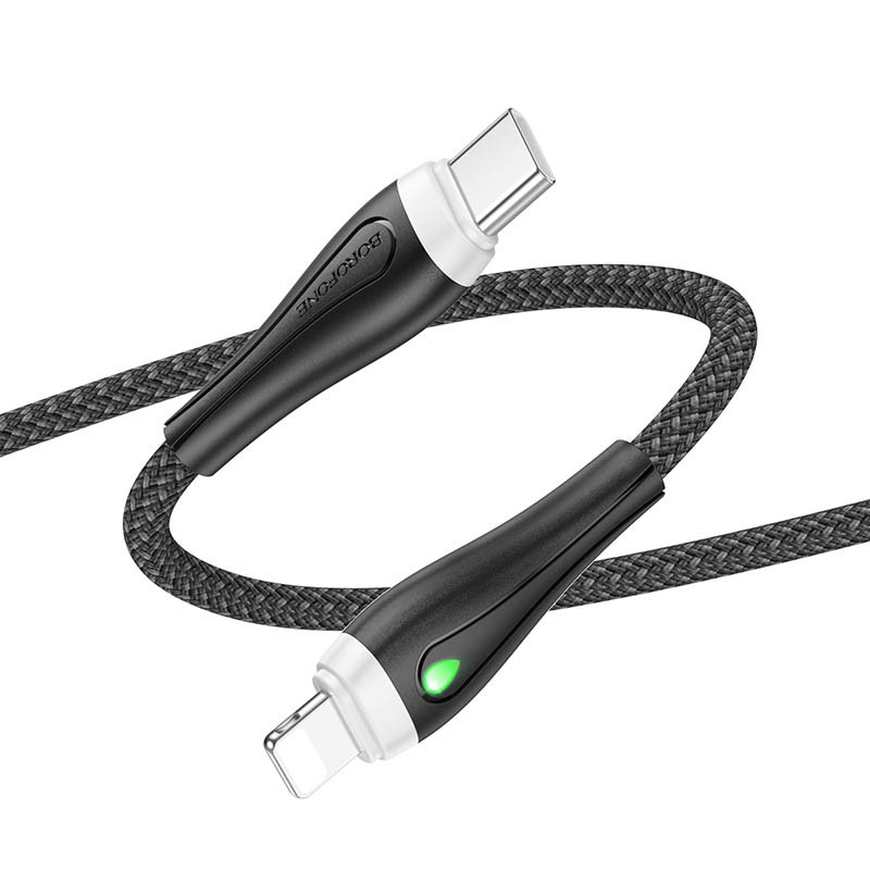 Дата кабель Borofone BX100 Advantage 27W Type-C to Lightning (1m) на малюнкі №4