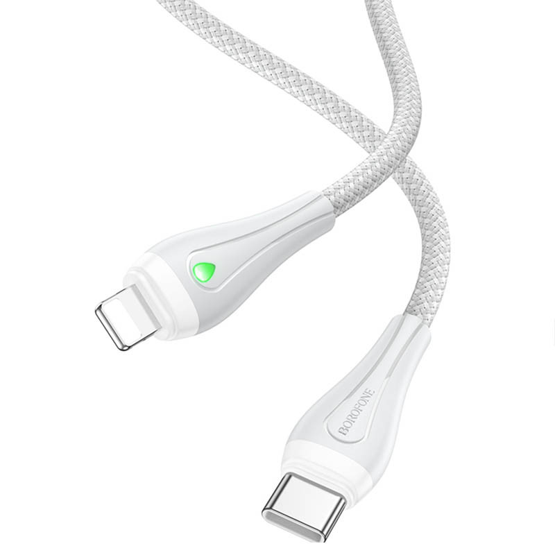 Дата кабель Borofone BX100 Advantage 27W Type-C to Lightning (1m) на малюнкі №2