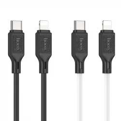 Дата кабель Hoco X90 Cool silicone Type-C to Lightning 20W (1m)