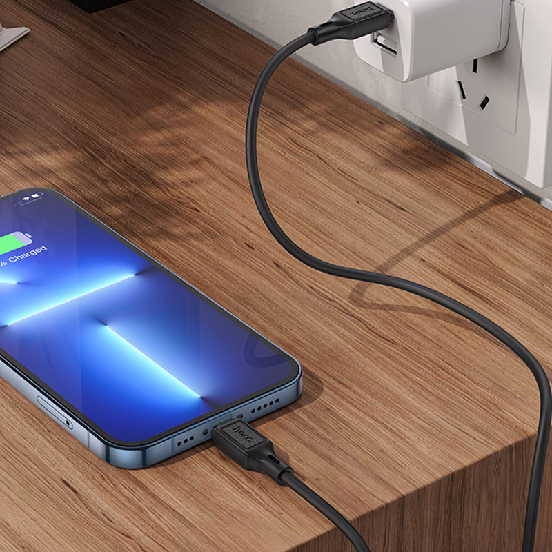 Дата кабель Hoco X90 Cool silicone Type-C to Lightning 20W (1m) на малюнкі №6