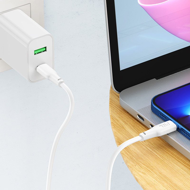 Дата кабель Hoco X93 Force Type-C to Lightning 20W (1m) дивитися фото №7