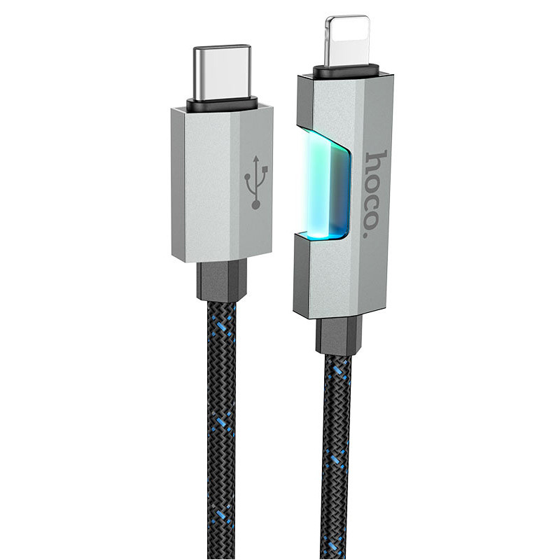 Дата кабель Hoco U123 Regent colorful 27W Type-C to Lightning (1.2m) Зображення №1 Дата кабель Hoco U123 Regent colorful 27W Type-C to Lightning (1.2m) дивитися фото №1