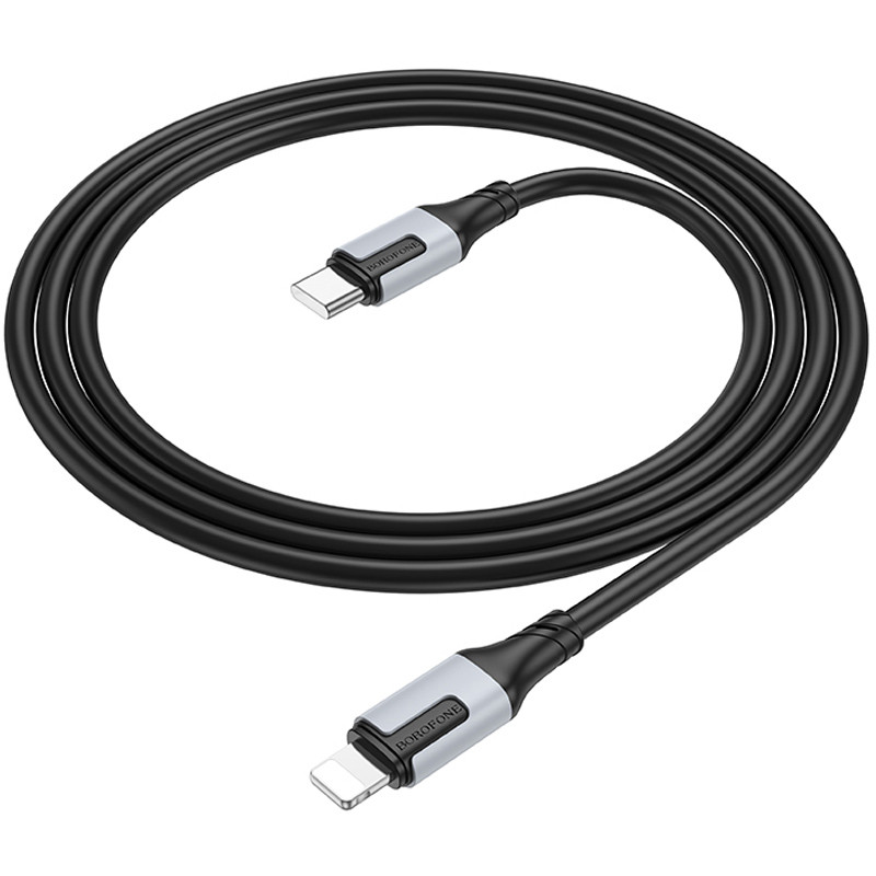 Дата кабель Borofone BX101 Creator 27W Type-C to Lightning (1m) на малюнкі №4
