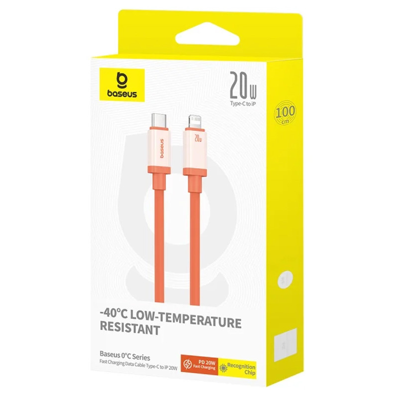Дата кабель Baseus 0°C Series Fast Charging Type-C to Lightning 20W (1m) (P10368802731) на малюнкі №6