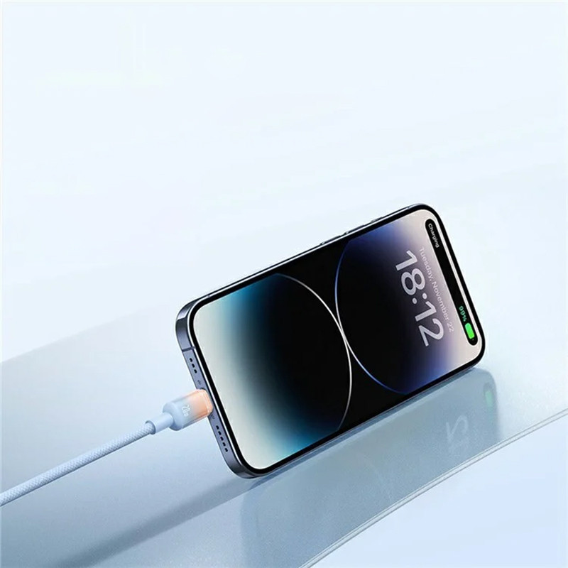 Дата кабель Baseus Discolor Series Fast Charging Type-C to Lightning 20W (2m) (P10374901) на малюнкі №2