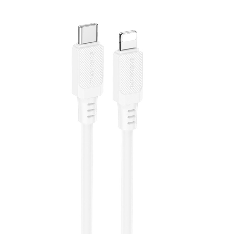 Дата кабель Borofone BX115 Lotto Type-C to Lightning 27W (1m) на малюнкі №1