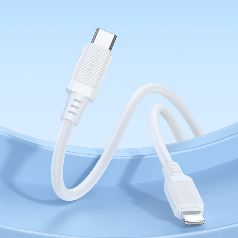 Дата кабель Borofone BX115 Lotto Type-C to Lightning 27W (1m) на малюнкі №4