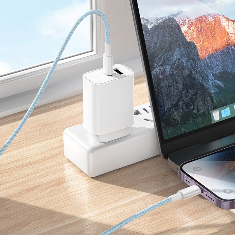 Дата кабель Borofone BX117 Source Type-C to Lightning 27W (1m) на малюнкі №4