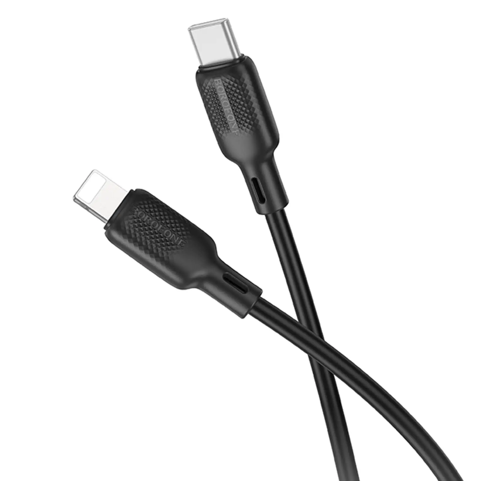 Дата кабель Borofone BX113 Lenny Type-C to Lightning 27W (3m), Black 1, купить оптом с доставкой