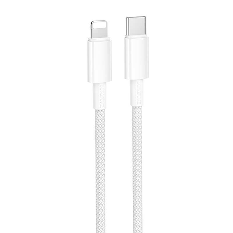 Дата кабель Borofone BX117 Source Type-C to Lightning 27W (1m) на малюнкі №1
