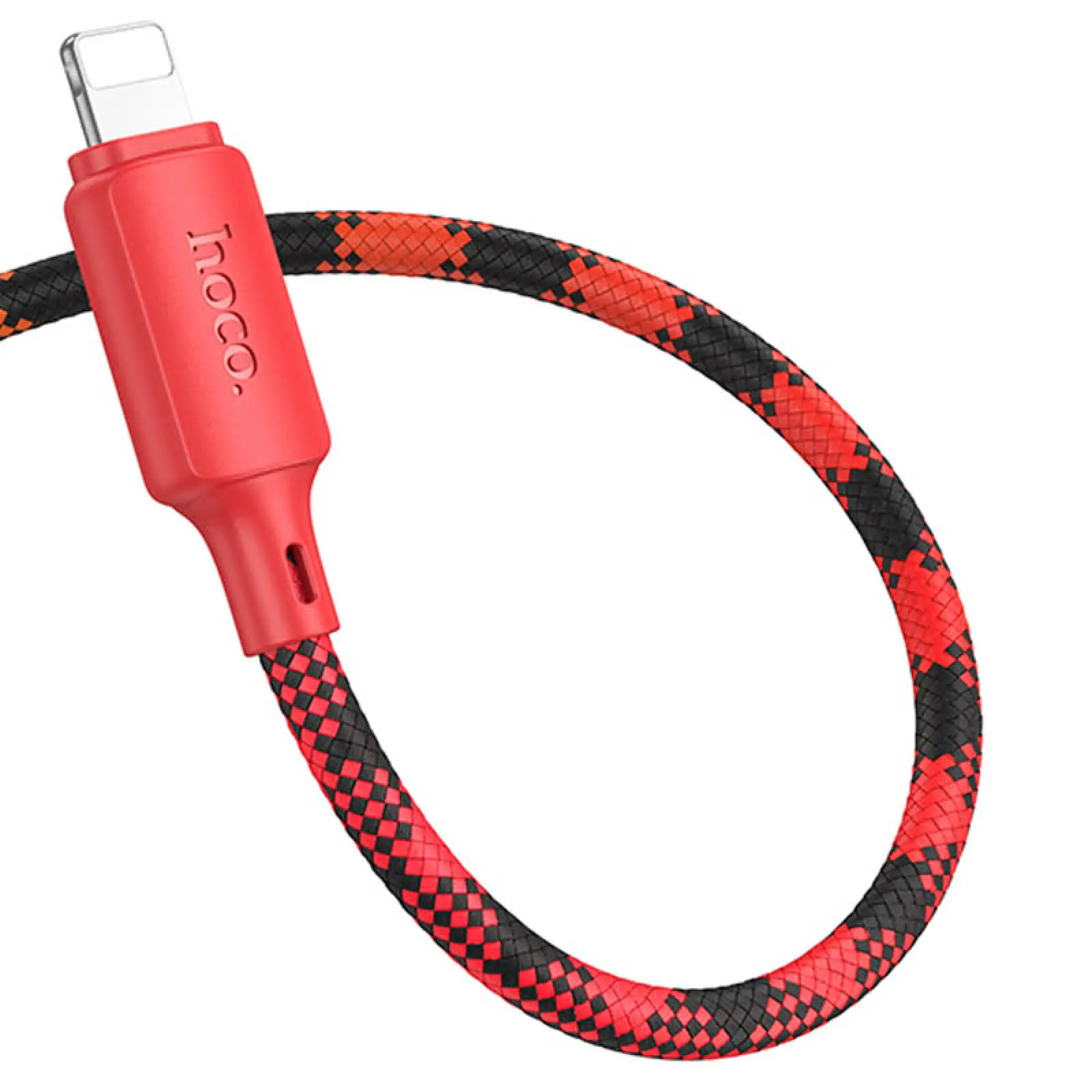 Дата кабель Hoco X116 Meridian Type-C to Lightning 27W (1m), Gradient Red Mix 2, купити оптом з доставкою