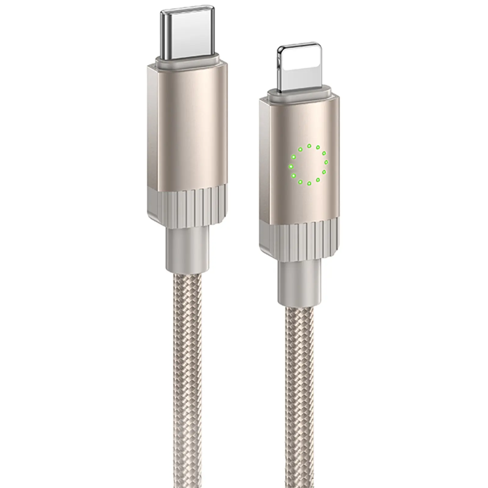 Дата кабель Hoco X117 Star Type-C to Lightning 27W (1m), Gold, купити оптом з доставкою