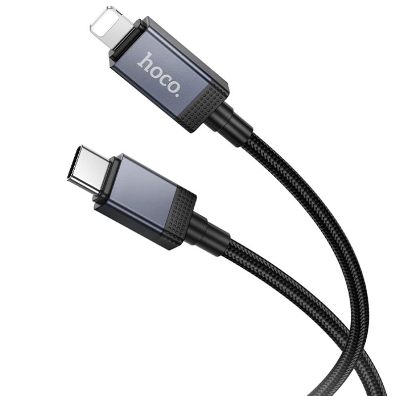 Дата кабель Hoco X118 Generous with display Type-C to Lightning 27W (1m) на картинке №2