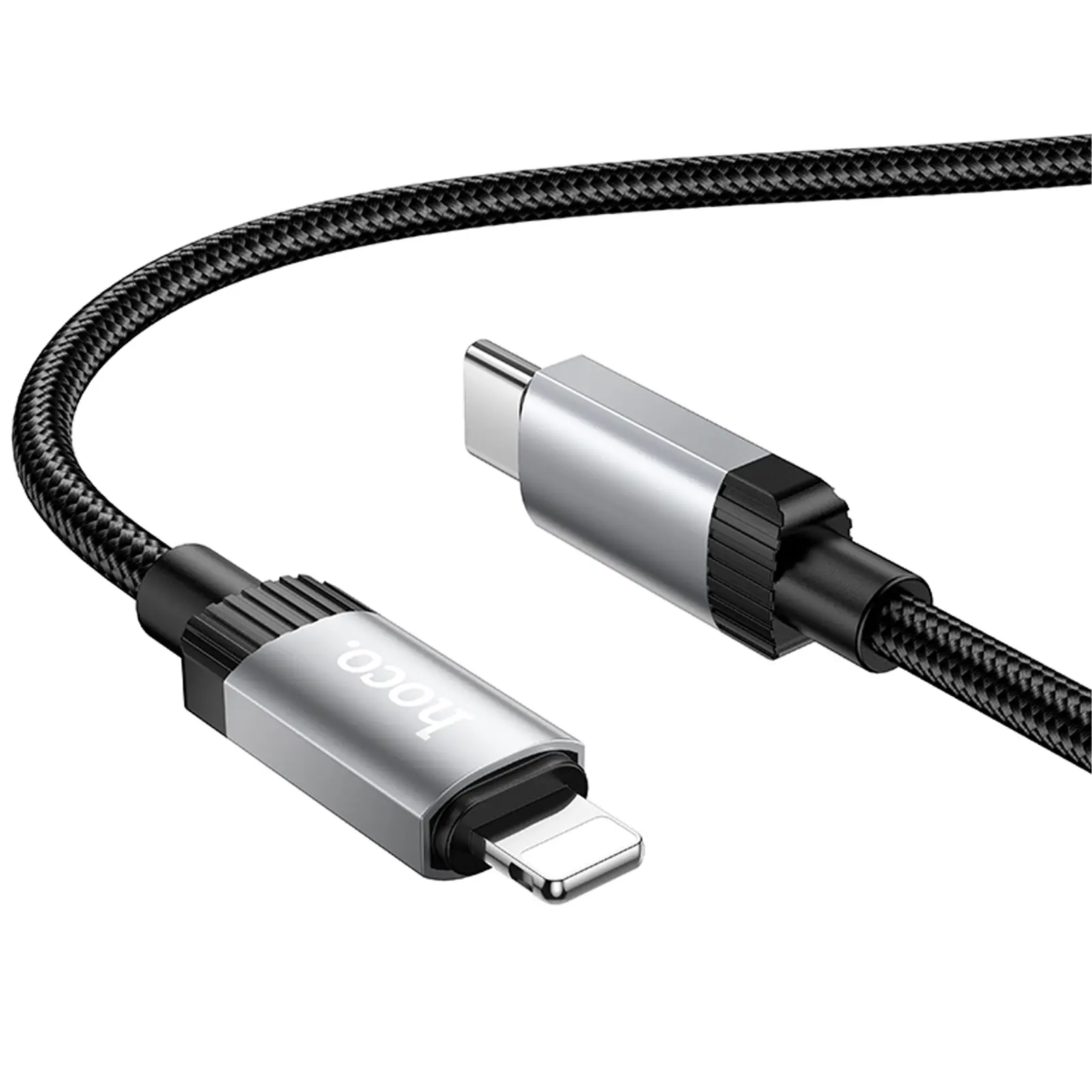 Дата кабель Hoco X117 Star Type-C to Lightning 27W (1m), Black 1, купити оптом з доставкою