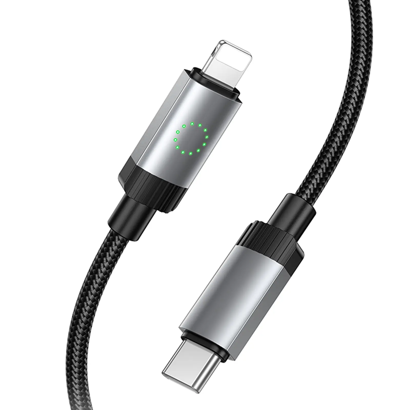 Дата кабель Hoco X117 Star Type-C to Lightning 27W (1m), Black 2, купити оптом з доставкою