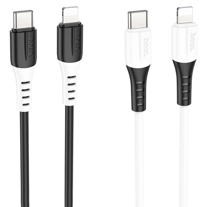 Дата кабель Hoco X82 Silicone Type-C to Lightning 20W (1m), купить оптом с доставкой
