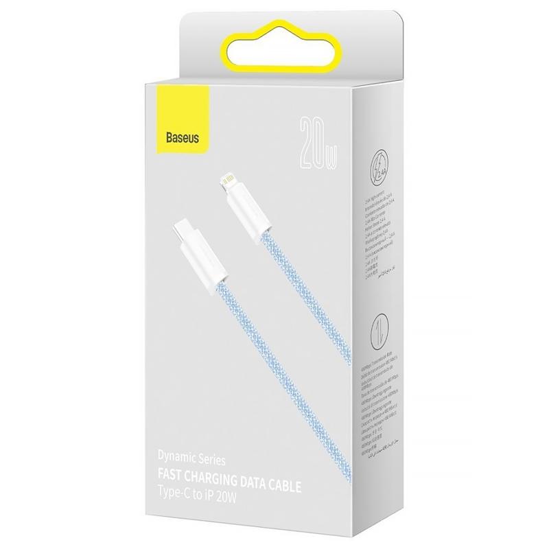 Дата кабель Baseus Dynamic Series Type-C to Lightning 20W (1m) (CALD000002) на малюнкі №4