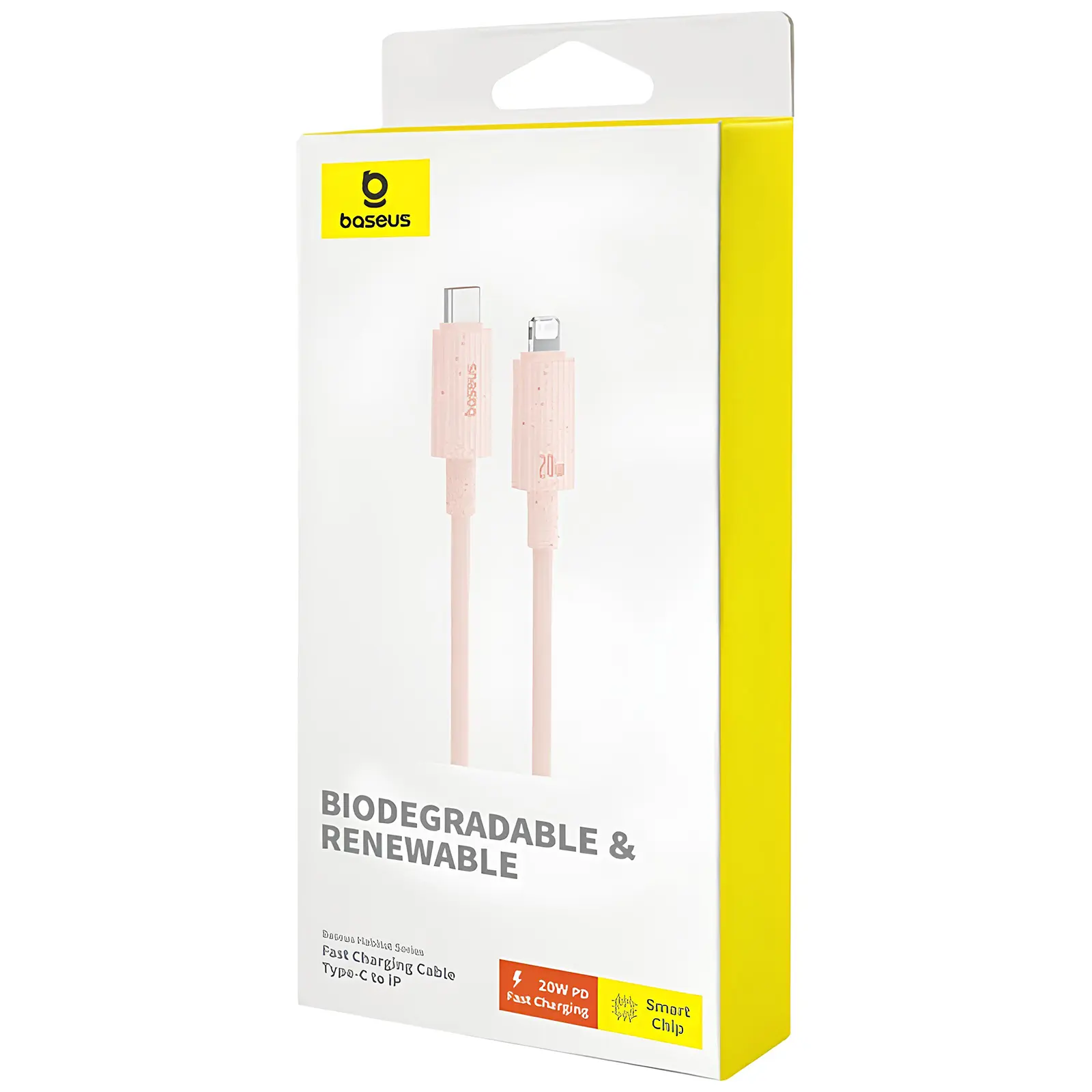 Дата кабель Baseus Habitat Series Fast Charging Type-C to Lightning 20W (2m) (P10360201), Wheat Pink 3, купить оптом с доставкой