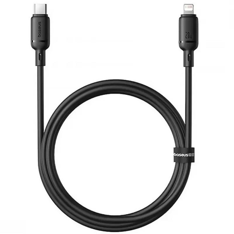 Дата кабель Baseus Silky Series OS Fast Charging Type-C to Lightning 20W (2m) (P10377701) на малюнкі №2