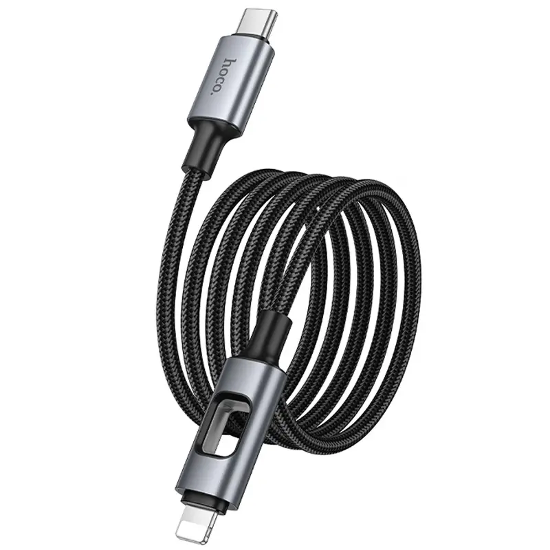 Дата кабель Hoco U144 New Type-C to Lightning 27W (1.2m), Black 4, купити оптом з доставкою