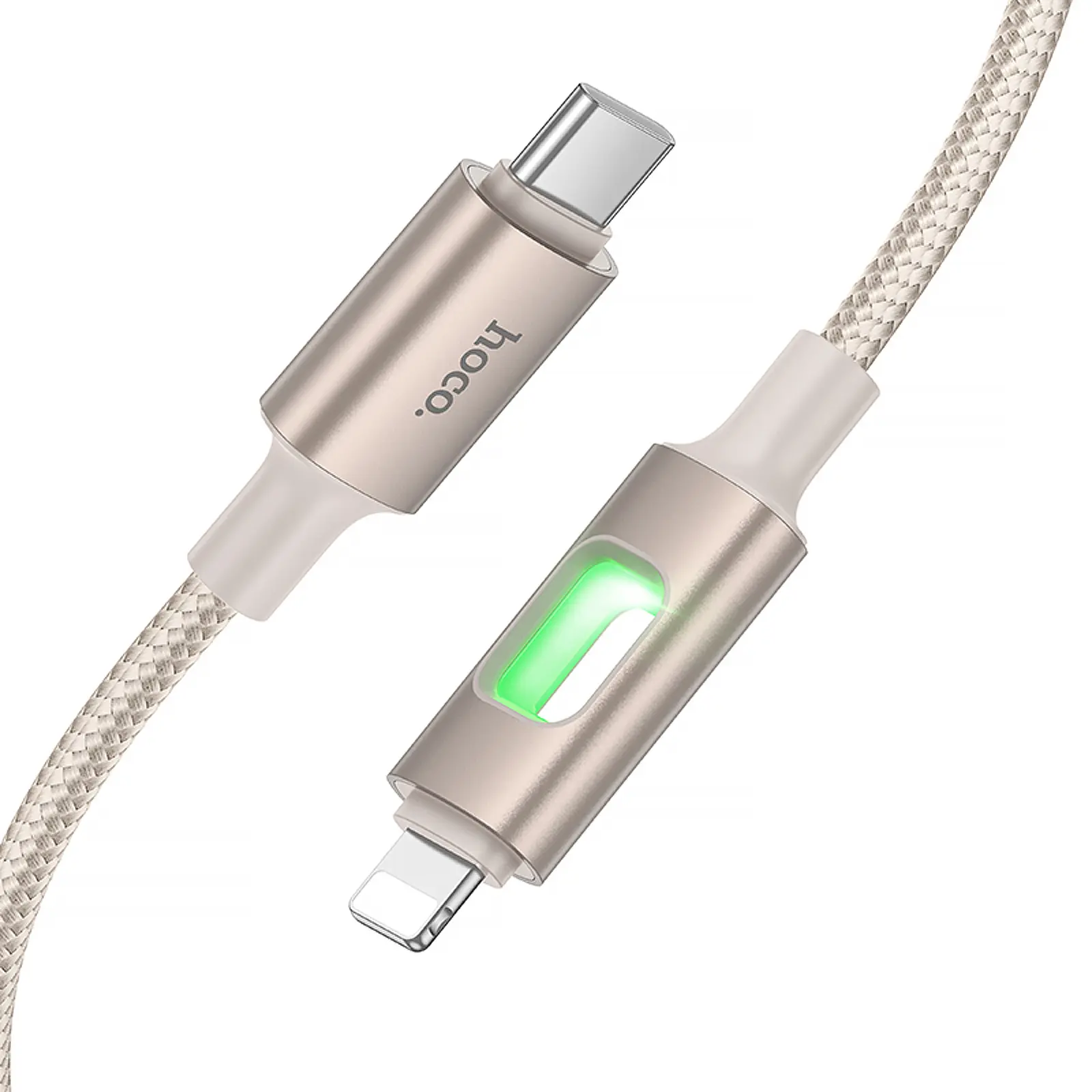 Дата кабель Hoco U144 New Type-C to Lightning 27W (1.2m), Gold 3, купити оптом з доставкою