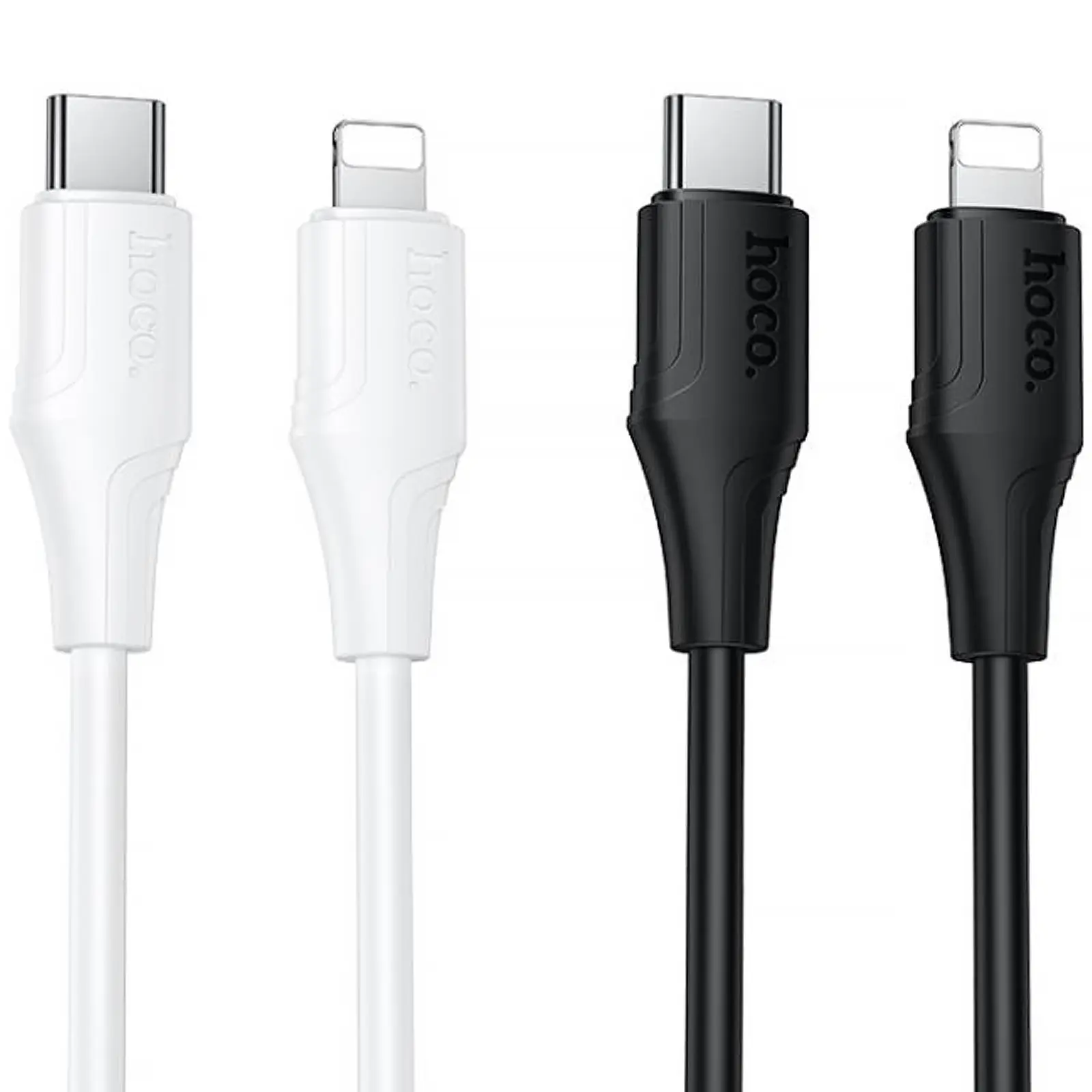 Дата кабель Hoco X124 Bien silicone Type-C to Lightning 27W (1m), купити оптом з доставкою