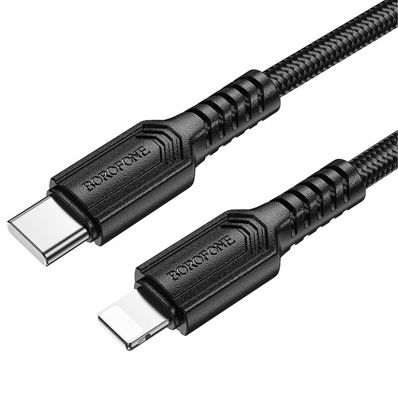 Дата кабель Borofone BX116 Certain Type-C to Lightning 27W (1m) на малюнкі №2