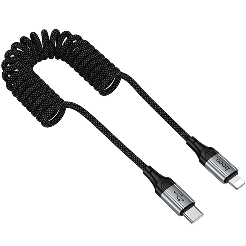 Дата кабель Hoco X121 Nuevo Type-C to Lightning 27W (1.5m), Black 2, купить оптом с доставкой
