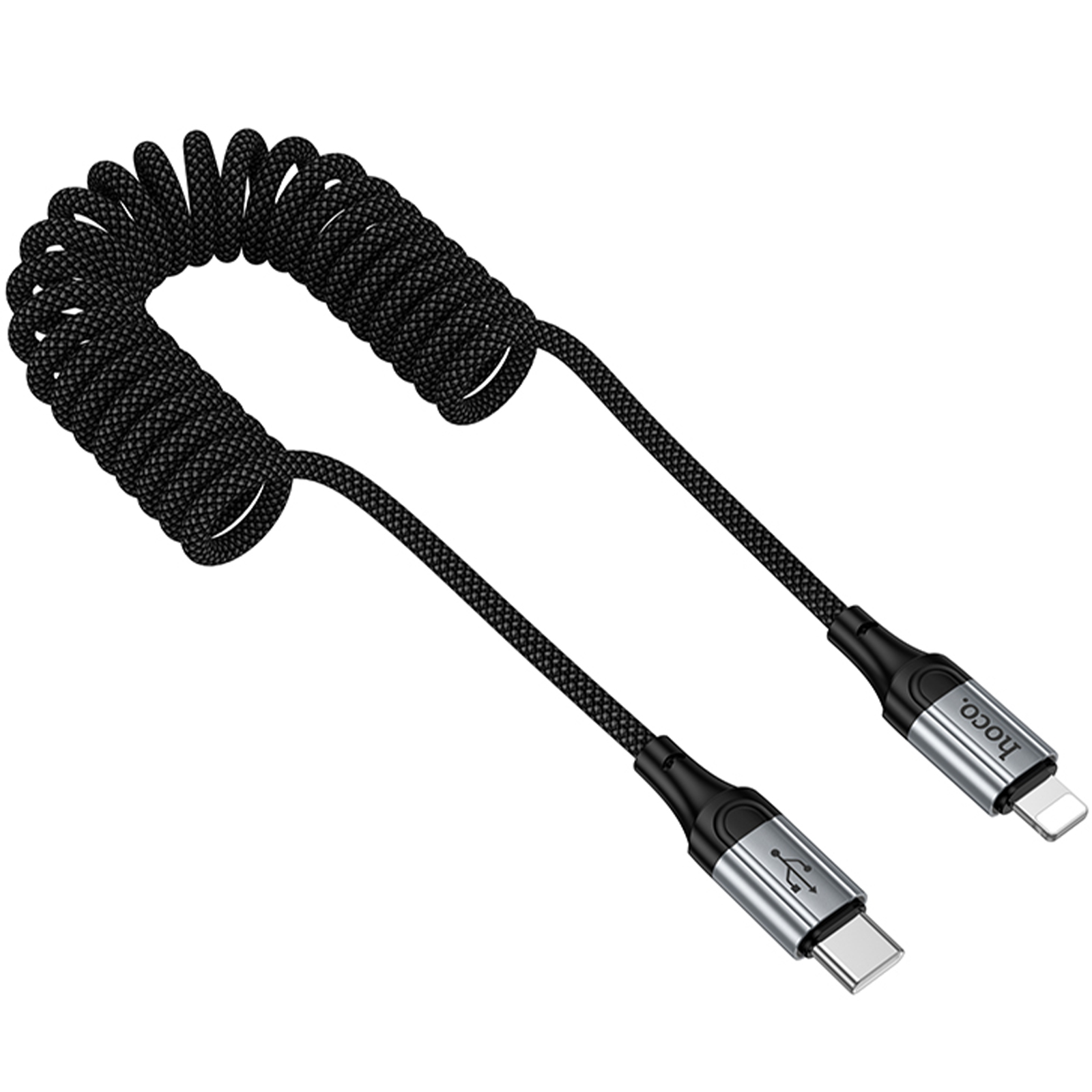 Дата кабель Hoco X121 Nuevo Type-C to Lightning 27W (1.5m), Black 2, купить оптом с доставкой