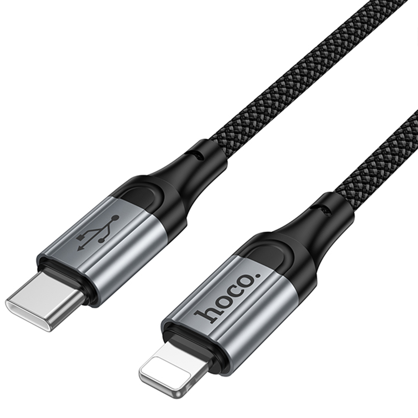 Дата кабель Hoco X121 Nuevo Type-C to Lightning 27W (1.5m), Black 4, купить оптом с доставкой